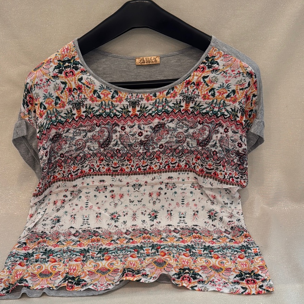 Lavish Pink Relaxed Short Sleeve Tee